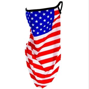 Gorgeous American Patriotic Face Covering Mask  Memorial Day, July 4th